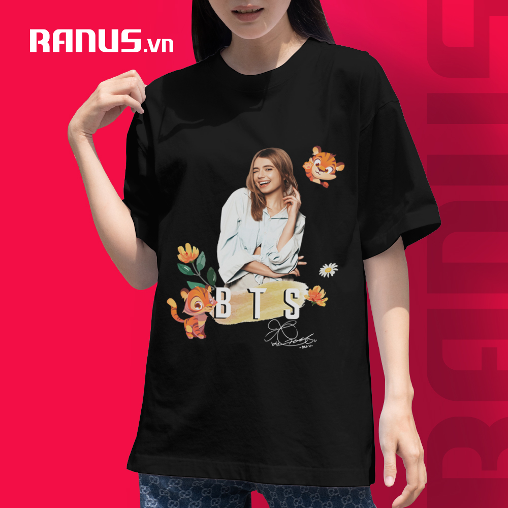 Áo thun Hình Chân Dung V BTS - áo thun cao cấp ranus