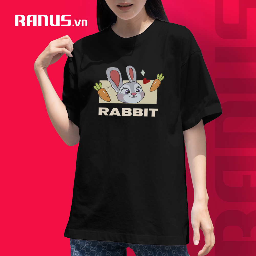 Áo thun RABBIT - COUPLE FONIX RABBIT - CẶP ĐÔI - TÌNH YÊU - COUPLE - áo ...